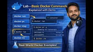 Docker Basic Commands Tutorial | docker run, ps, stop, rm (Hands-on Lab) | Hindi