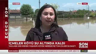 DÜZCE İÇMELER KÖYÜ SULARA GÖMÜLDÜ