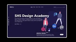 A quick UI Design with adobe XD | Simple but cool Web UI with adobe xd
