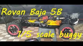 Rovan Baja 5B starting after few months(Max Speed check) #hobbies #rctoys #rccar #viral #viralvideo