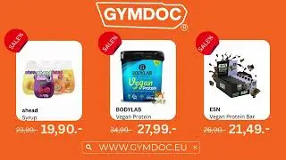 Neujahres-Deals bei GymDoc 🔥 Bis zu 25 % Rabatt auf Protein & Supplements