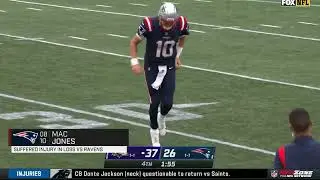 Mac Jones gets injured LATE in game vs. Ravens