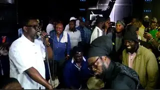 See how pasuma and Daddy showkey rock stage together as pasuma performs old school vibes