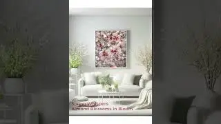 Almond Blossom Printable Wall Art | Calm Nature-Inspired Home Decor