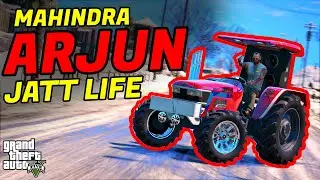 Stealing Modified Mahindra Arjun 605 Tractor |  Jatt Life in GTA V PUNJABI GAMEPLAY