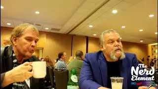 SDCC 2017 Ghost Wars Meatloaf and Vincent D'Onofrio