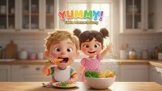Table Manners Song for Kids! 🥦 Yes Yes Vegetables & Good Habits | TuniTots Nursery Rhymes