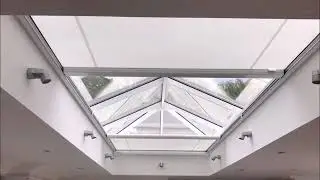 Roof Lantern & Skylight Blinds Without Guide Wires | Tensioned Blind System by Radiant Blinds UK