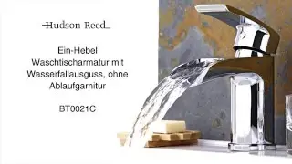 Hudson Reed Waschtischarmatur mit Wasserfall BT0021C