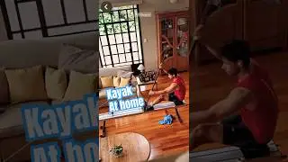Training Kayak at Home 🔥 Agustin Vernice #kayaksprint #waykvlogs #kayak