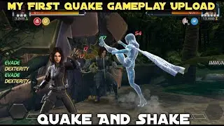 First Quake gameplay Upload ( Learning the quake and shake ) - Marvel Contest of Champions