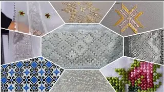 الگو های قشنگ و دخترونه خامک دوزی و گراف دوزی