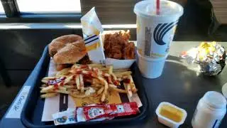 Went all in on a Large Triple Western Bacon Cheeseburger Combo @ Carl's Jr. in Cornelius, OR 123025!