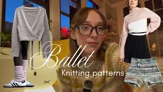 ballet knitting inspo 🩰 (what I would knit for ballet class) 