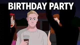 Birthday party funny animation story Ev Haunted @IMRScaryTales #birthday #animation #story
