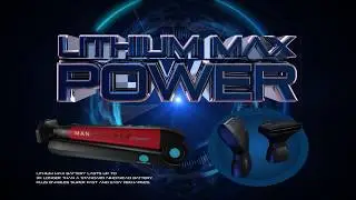 LITHIUM MAX&reg; Do-it-yourself Electric Back Hair Shaver with new LITHIUM Ion Battery