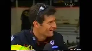 2002 F1 British GP - Mark Webber Q/A session with Olav Mol