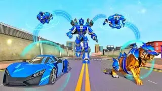 US Police Tiger Robot Game Police Plane Transport New Levels Unlocked (Android,iOS) Part 1