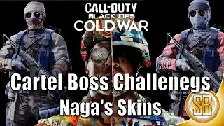 Cold War - How To Unlock Naga's Cartel Boss Skins(Cold War Unlocking Crimson Cod & Rattlesnake Skin)