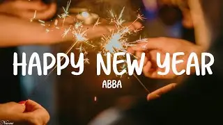 ABBA - Happy New Year (Lyrics) (Loop Video)