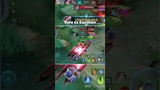 Vale vs Cecilion 🔥 Top Global Vale 1 Hit Build | MLBB #shorts #mobilelegends #mlbb