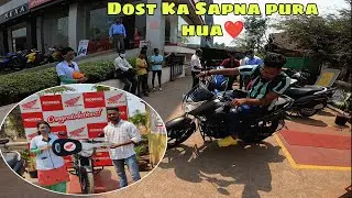 DOST KA SAPNA PURA HUA | TAKING DELIVERY OF UNICORN BS6 160 | RAHID SOLKAR VLOGS