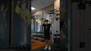 Elbow pain on Cable Overhead Tricep Extension? DO THIS