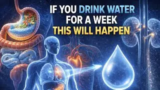If You Drink Water Every Day for One Week 💧 What Happens to Your Body #Health #Science #Hydration 