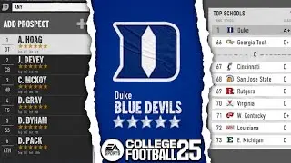 The Best Recruiting Method for Small Schools in College Football 25 Dynasty