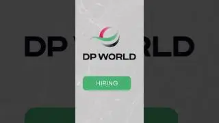 DP World is Hiring #jobs #shortseries #explore #shorts