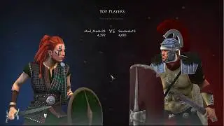 Boudica war dogs eating up phalanx - Total War: Arena Gameplay