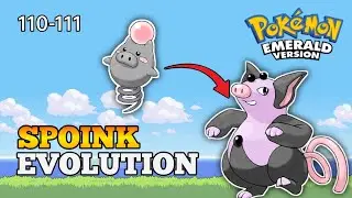 How To Evolve Spoink Into Grumpig In Pokemon Emerald | Hoen Region