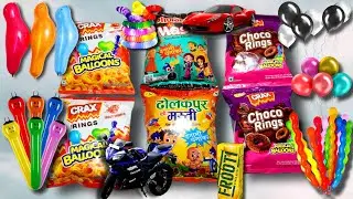 Latest 😱Snacks Collection Crax Rings Magical Balloons, Dholakpur Ki Masti, Choco Crax Rings || M2L