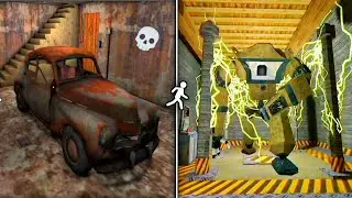 Granny game Car & Robot Escape 🔥💀 || granny game || 📍🇮🇳
