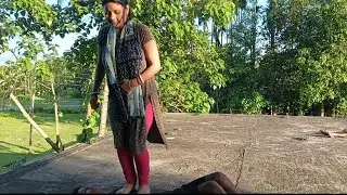 Beautiful women trampling challenge on boy (4)
