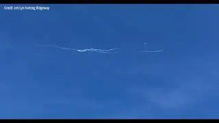 Video shows Chinese spy balloon being shot down off the Carolina coast