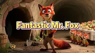 The Fantastic Mr. Fox 🦊: A Clever Escape from Danger!  #CleverFox #MoralStories #AdventureStory