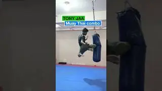 Tony Jaa / Muay Thai combo #tutorial #kick #muaythai #taekwondo #karate #kickboxing #short #ytshort