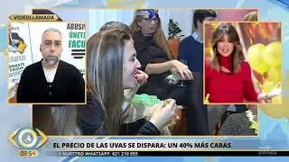 Eroski (83%), Lidl (50%) y Aldi (40%) pegan un subida al precio de las uvas con respecto a noviembre