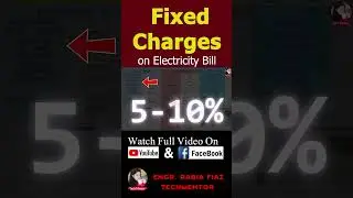 Fixed charges on Electricity Bill #fixedcharges #tax #bill  #2024 #electricitybill