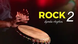 Изучите ритм Камень для игры на джембе [Rock #2 для Djembe]