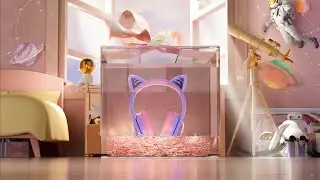 iClever Mewow Ultra Kids Cat Ear Bluetooth Headphones BTH19
