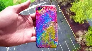 Могут ли 100 слоев краски защитить iPhone 7 при падении с высоты 100 футов?