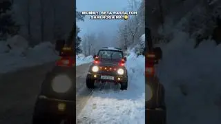 #gypsyking #automobile #marutisuzuki #thar #snow #snow #offroad #offroading #winter #cars #defender