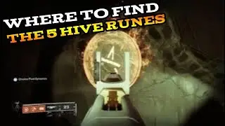 The Bladed Path Quest - 5 Hive Runes Locations Metamorphosis Lost Sector - SOLAR - Destiny 2