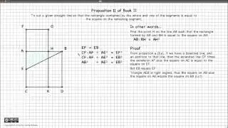 Euclid's Elements Book 2 - Proposition 11