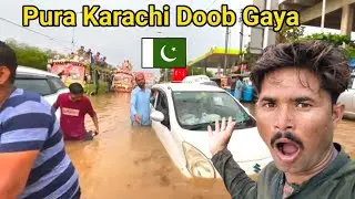 Pakistan mein Pura Karachi Doob Gaya | The whole Karachi drowned | Vikram Thakur Vlogs