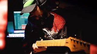 Loop music, guitar blues solo, ambient guitar delay reverb Strymon, Fender Strat &ndash; Ilya Dragunov