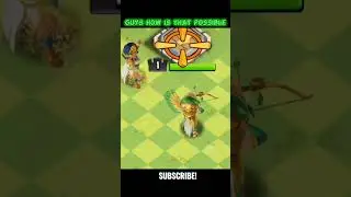 Royal champion vs Archer Queen 👑💪🏼 (clash of clans)#coc #clash #gaming #strategygames