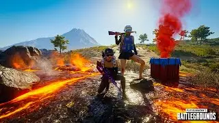 PUBG's MOST INTENSE ACTION DUO Gameplay with NO COMMENTARY